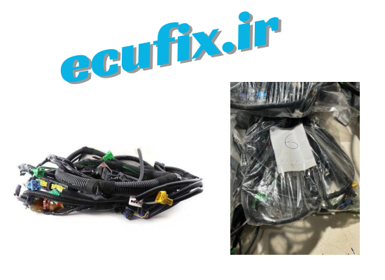 دسته سیم موتور پژو 405 دو گانه ساکس 500 با ایموبلایزر با کد فنی YG20240831